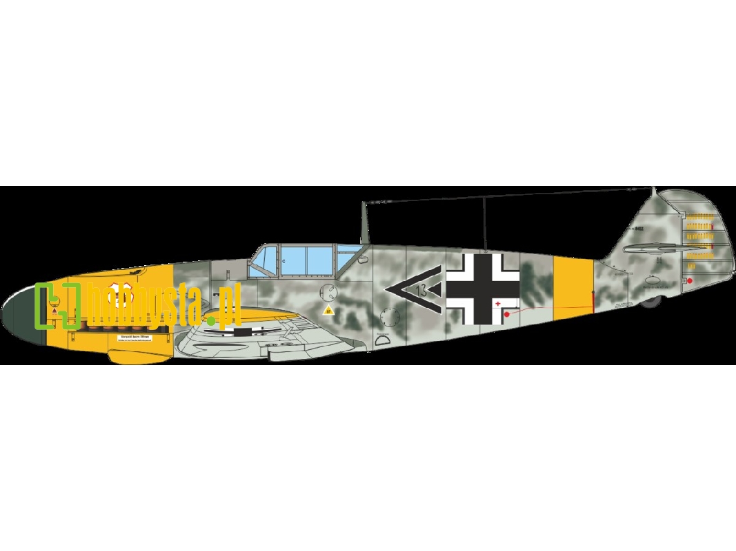 Messerschmitt Bf-109 F-4 (Weekend Edition) - zdjęcie 1