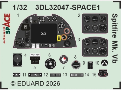 Supermarine Spitfire Mk.Vb - Big Ed Set (For Kotare Kits) - zdjęcie 1