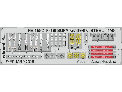 Lockheed Martin F-16i Sufa - Big Ed Set (For Gwh Kits) - zdjęcie 4