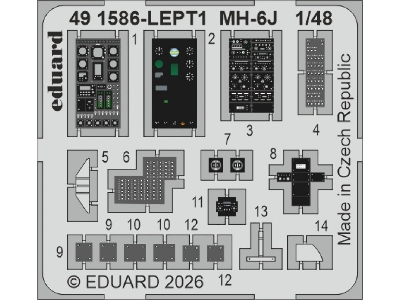 Hughes Mh-6 J - Big Ed Set (For Icm Kits) - zdjęcie 1