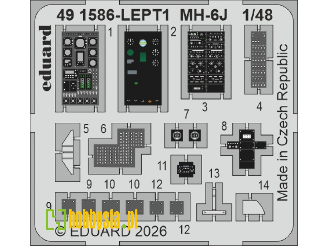 Hughes Mh-6 J - Big Ed Set (For Icm Kits) - zdjęcie 1