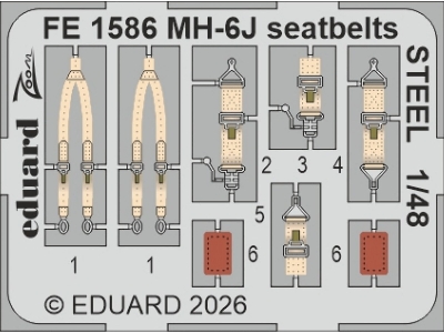 Hughes Mh-6 J - Big Ed Set (For Icm Kits) - zdjęcie 4