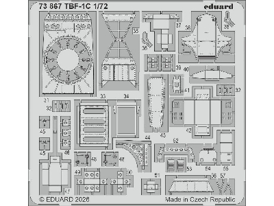 Grumman Tbf-1c Avenger - Big Ed Set (For Hobby Boss Kits) - zdjęcie 4