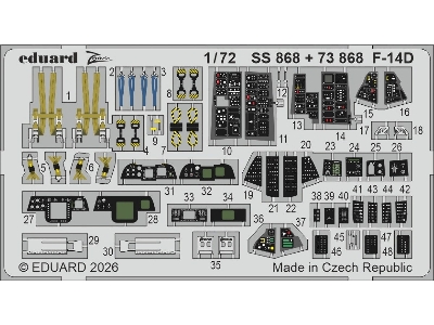 Grumman F-14 D Tomcat - Big Ed Set (For Tamiya Kits) - zdjęcie 3