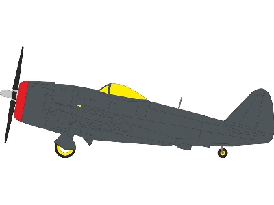 Republic P-47 M Thunderbolt - Tface Mask Set (For Tamiya Kits) - zdjęcie 1