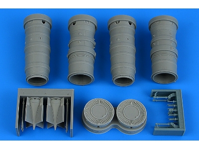 Gloster Meteor F.8 / Fr.9 - Exhaust Nozzles (For Revell Kits) - zdjęcie 1