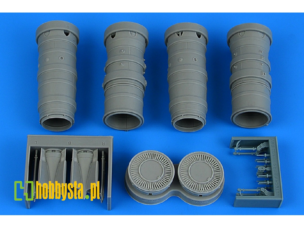 Gloster Meteor F.8 / Fr.9 - Exhaust Nozzles (For Revell Kits) - zdjęcie 1