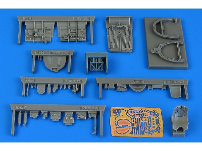 Macchi C.205v Veltro Serie I - Cockpit Set (For Hasegawa Kits) - zdjęcie 1