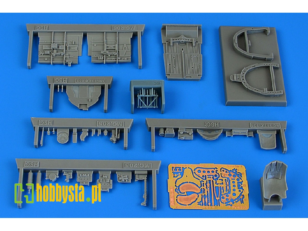 Macchi C.205v Veltro Serie I - Cockpit Set (For Hasegawa Kits) - zdjęcie 1