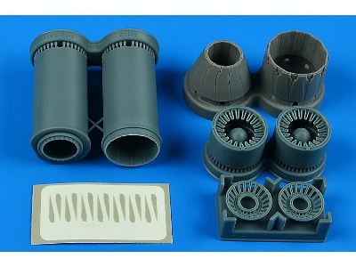 Grumman F-14 D Tomcat - Exhasut Nozzles Varied (For Tamiya Kits) - zdjęcie 1