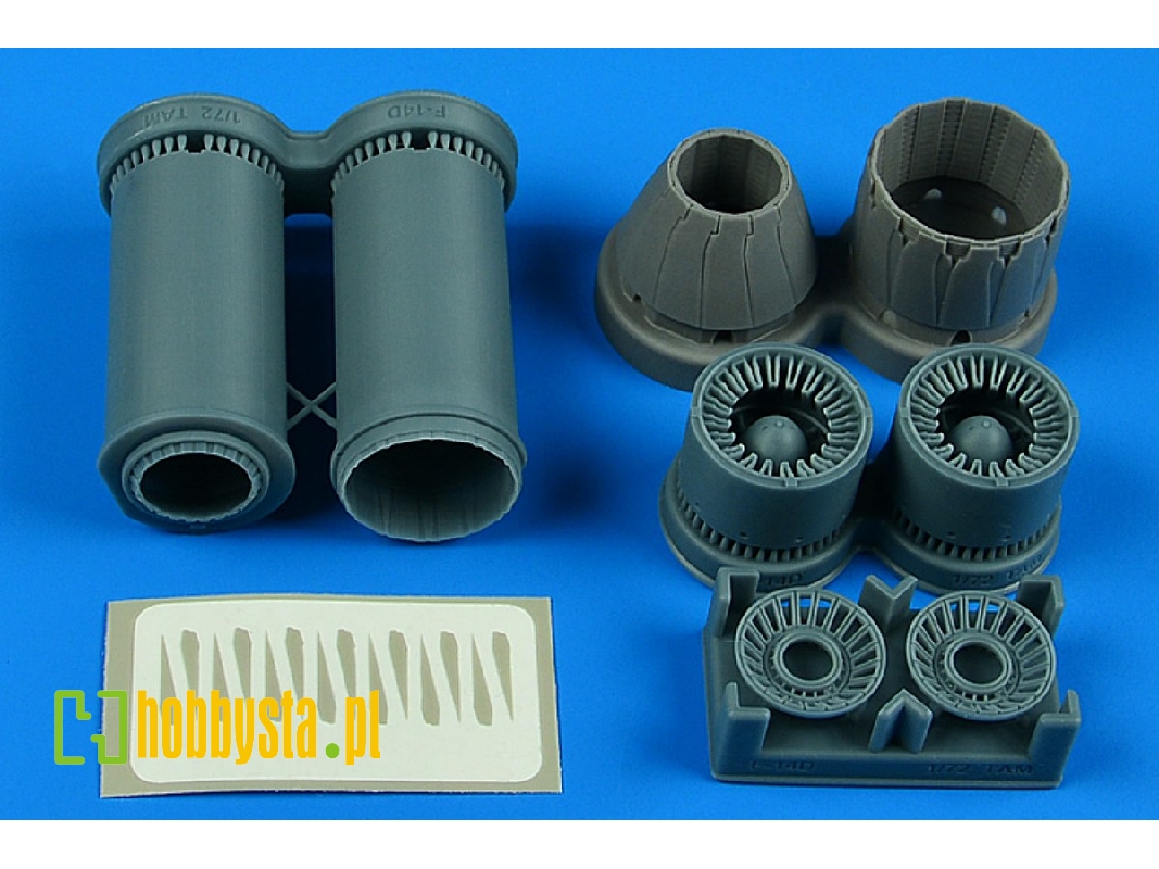 Grumman F-14 D Tomcat - Exhasut Nozzles Varied (For Tamiya Kits) - zdjęcie 1