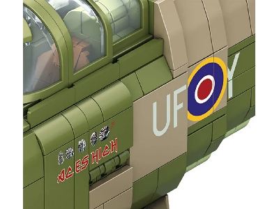 Iron Maiden Spitfire Mk.Ii Aces High - Brick System - zdjęcie 12