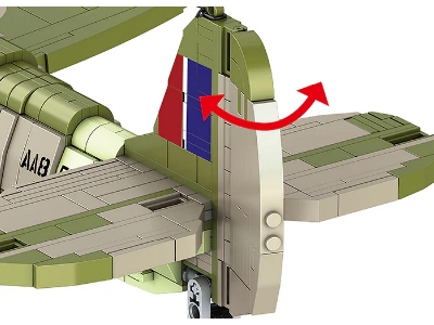 Iron Maiden Spitfire Mk.Ii Aces High - Brick System - zdjęcie 13