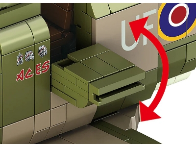 Iron Maiden Spitfire Mk.Ii Aces High - Brick System - zdjęcie 16