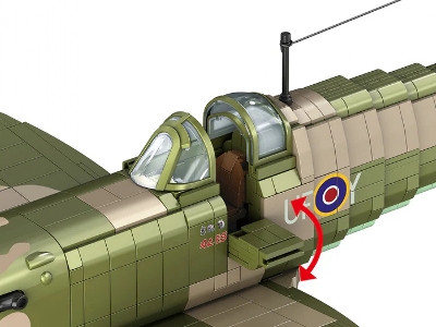 Iron Maiden Spitfire Mk.Ii Aces High - Brick System - zdjęcie 17