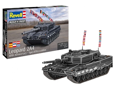 Leopard 2a4 - 40th Anniversary Special Decoration - zdjęcie 1