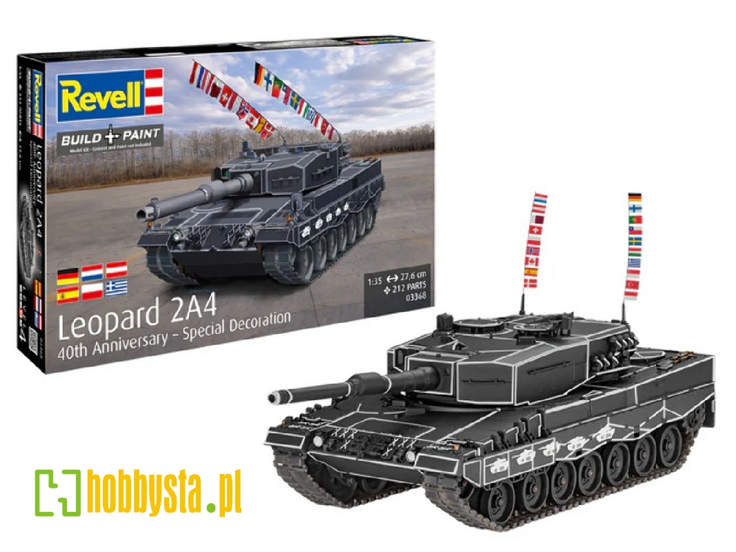 Leopard 2a4 - 40th Anniversary Special Decoration - zdjęcie 1