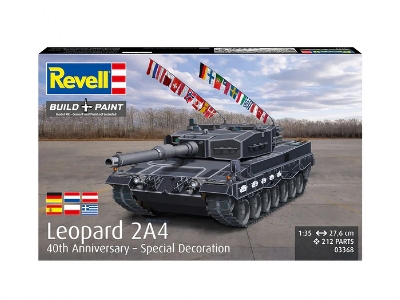 Leopard 2a4 - 40th Anniversary Special Decoration - zdjęcie 2