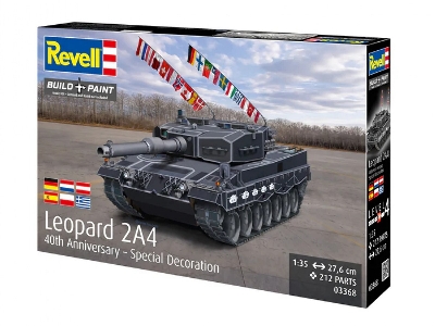 Leopard 2a4 - 40th Anniversary Special Decoration - zdjęcie 3