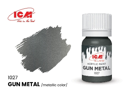 1027 Gun Metal Metallic - zdjęcie 1