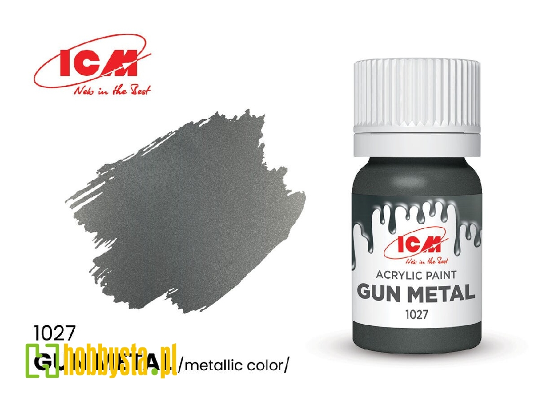 1027 Gun Metal Metallic - zdjęcie 1