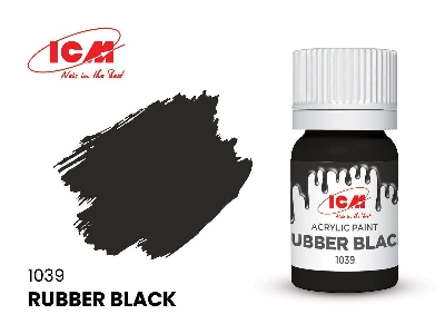 1039 Rubber Black - zdjęcie 1