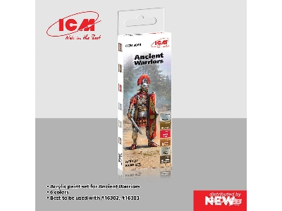 3068 Acrylic Paint Set For Ancient Warriors - zdjęcie 1