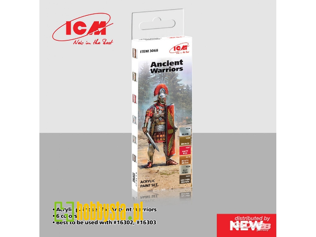 3068 Acrylic Paint Set For Ancient Warriors - zdjęcie 1