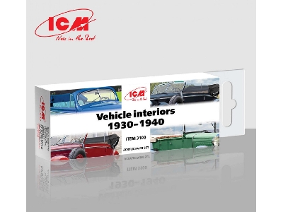 Acrylic Paints Set For Vehicle Interiors (1930 - 1940) - zdjęcie 1