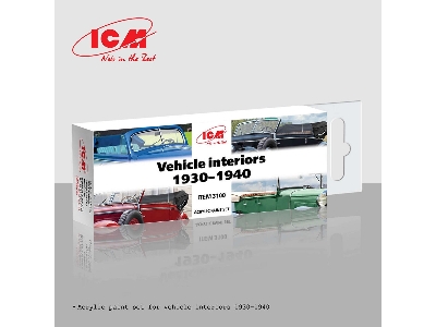 Acrylic Paints Set For Vehicle Interiors (1930 - 1940) - zdjęcie 2