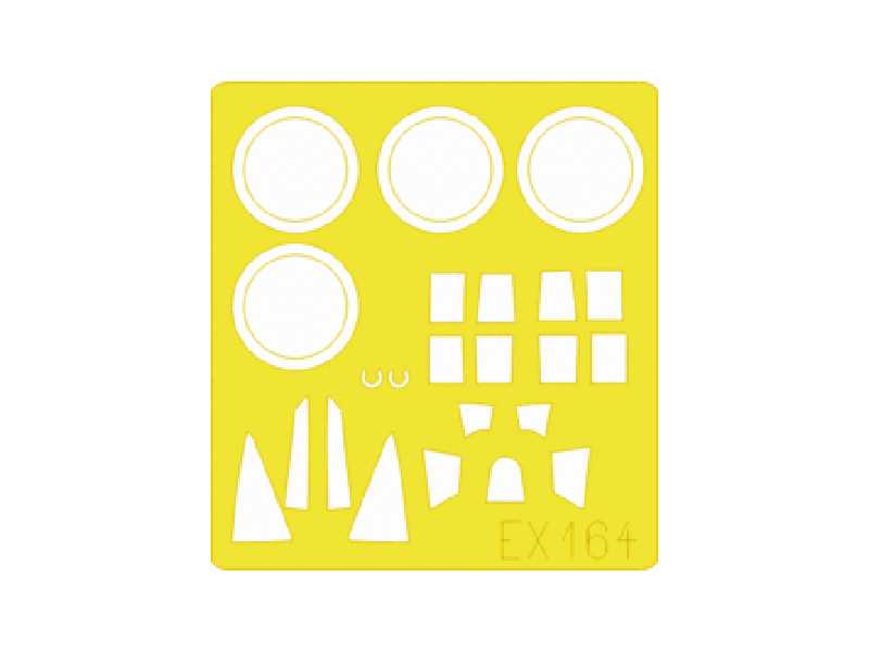 N1K Kyofu/ Rex 1/48 - Tamiya - maski - zdjęcie 1 N1K Kyofu/ Rex 1/48 - Tamiya - maski - zdjęcie 1