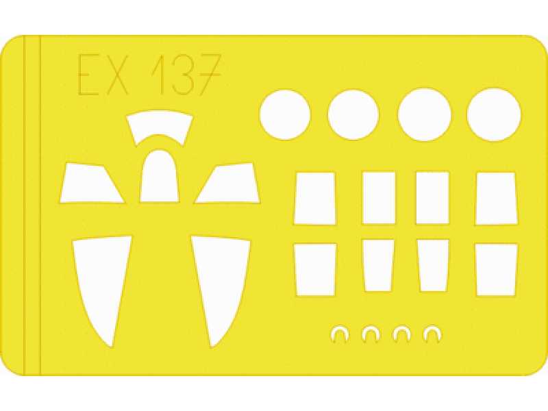 N1K1-Ja George 1/48 - Hasegawa - maski - zdjęcie 1 N1K1-Ja George 1/48 - Hasegawa - maski - zdjęcie 1