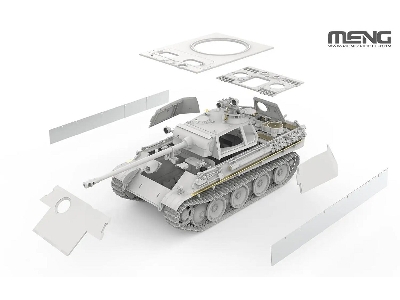 Sd.Kfz. 171 Panther Ausf. G Late With Fg1250 Active Infraded Night Vision System - zdjęcie 3