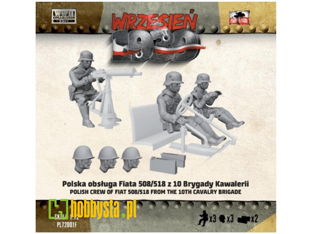 Polska obsługa Fiata 508/518 z 10 Brygady Kawalerii - zdjęcie 1