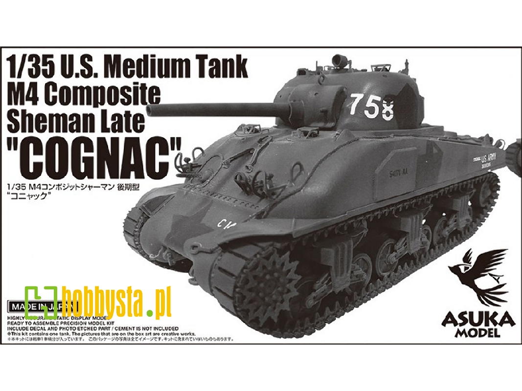 Us Medium Tank M4 Composite Sherman Late "cognac" - zdjęcie 1