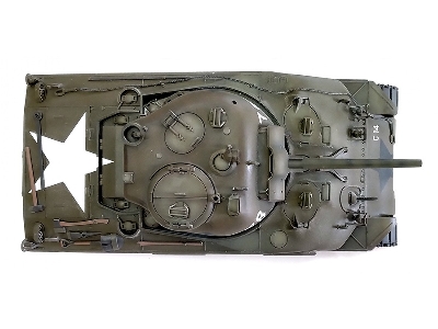 Us Medium Tank M4 Composite Sherman Late "cognac" - zdjęcie 3