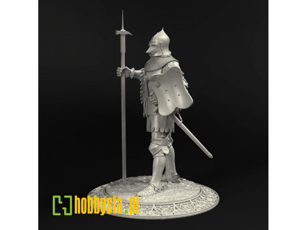 North European Knight With "klappvisor" Bascinet - End Of The 14th Century - zdjęcie 1