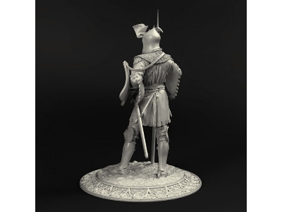 North European Knight With "klappvisor" Bascinet - End Of The 14th Century - zdjęcie 9