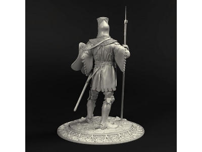 North European Knight With "klappvisor" Bascinet - End Of The 14th Century - zdjęcie 11