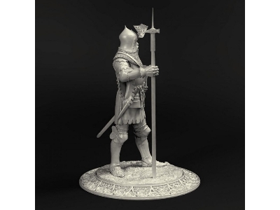 North European Knight With "klappvisor" Bascinet - End Of The 14th Century - zdjęcie 12