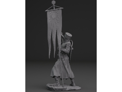 Standard Bearer Of The Oriflamme Banner (Mid 13-th Century) - zdjęcie 3