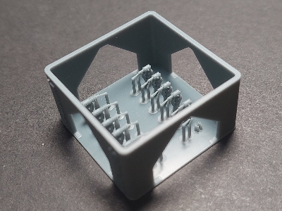 German Wwii Early Afv Antenna Mount With Rods - zdjęcie 2
