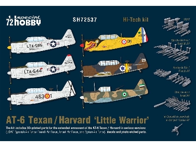 North American At-6 Texan / Harvard - Little Warrior (Hi-tech Kit With 3d-printed Parts) - zdjęcie 1