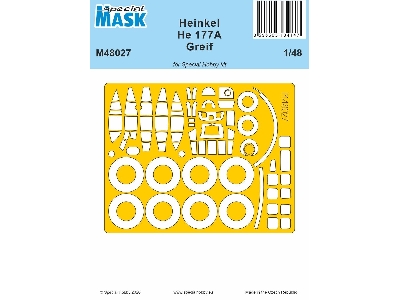 Heinkel He-177 A Greif - Masks Set (For Special Hobby Kits) - zdjęcie 1