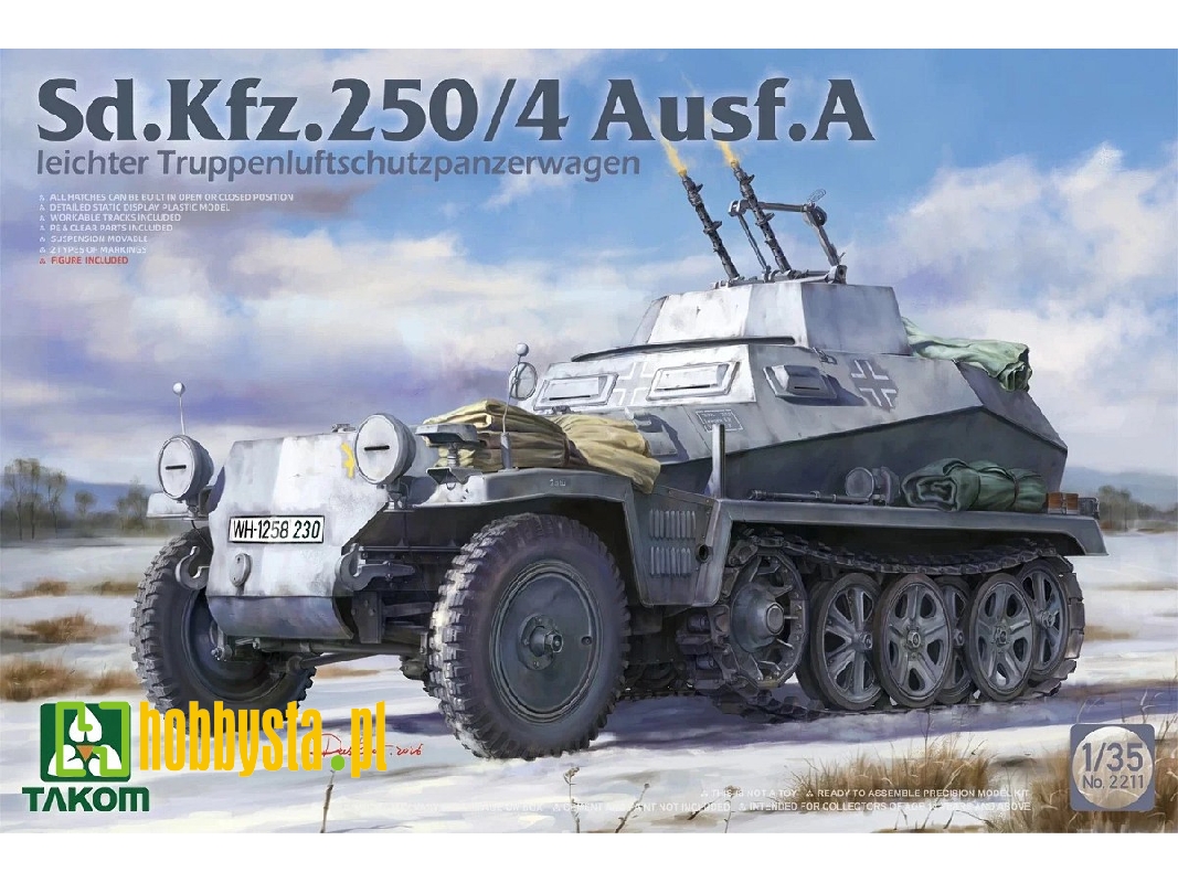 Sd.Kfz. 250/4 Ausf.A leichter Truppenluftschutzpanzerwagen - zdjęcie 1