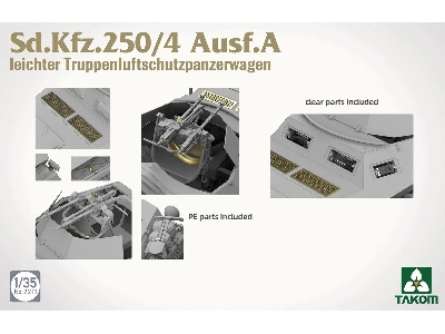 Sd.Kfz. 250/4 Ausf.A leichter Truppenluftschutzpanzerwagen - zdjęcie 4