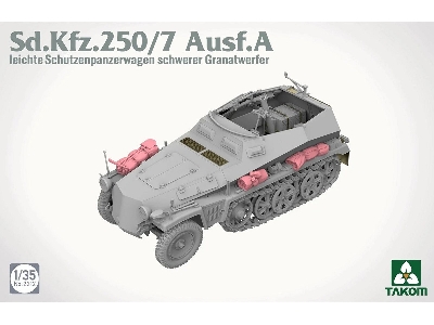 Sd.Kfz. 250/7 Ausf.A leichter Schützenpanzerwagen schwerer Granatwerfer - zdjęcie 3