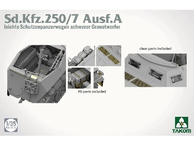 Sd.Kfz. 250/7 Ausf.A leichter Schützenpanzerwagen schwerer Granatwerfer - zdjęcie 4