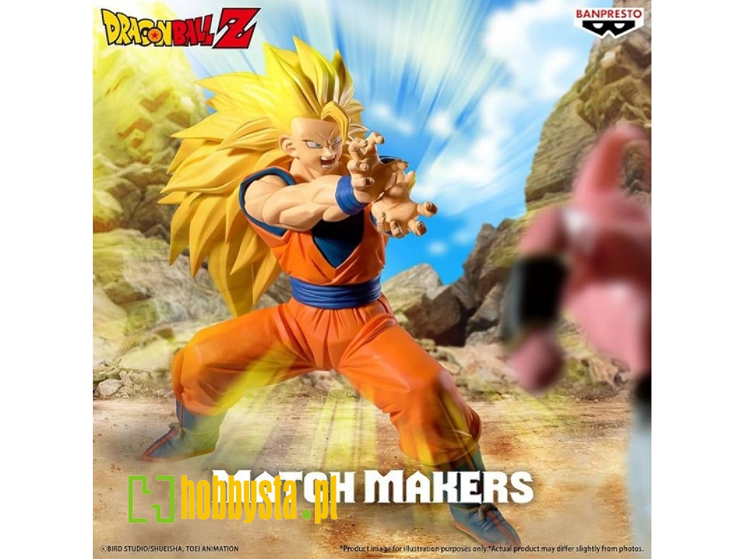 Banpresto Dragon Ball Z Match Makers - Super Saiyan 3 Son Goku (Vs Majin Buu / Pure) - zdjęcie 1