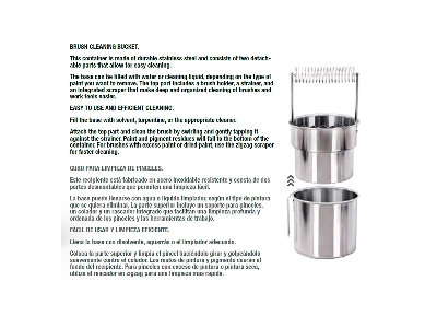 Stainless Steel Paint Brush Cleaner - zdjęcie 3